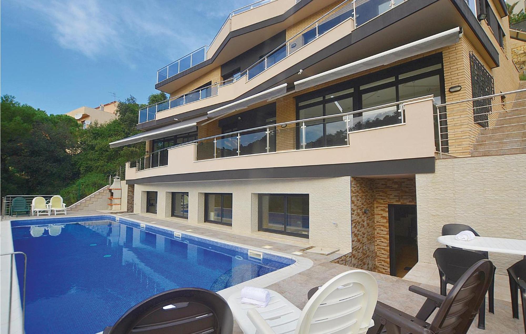 Nice Home In Santa Susanna With House Sea View Exteriér fotografie