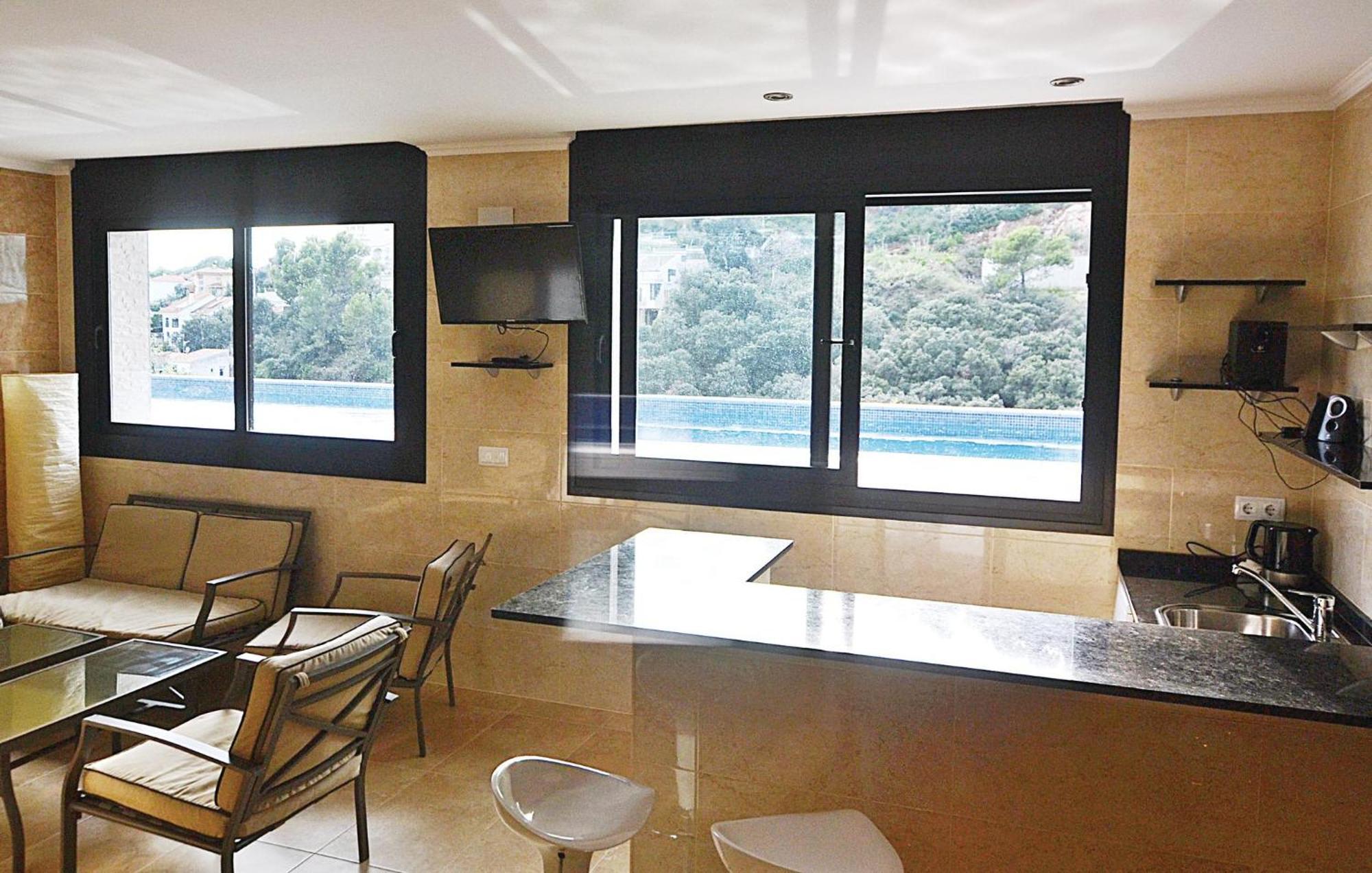 Nice Home In Santa Susanna With House Sea View Exteriér fotografie
